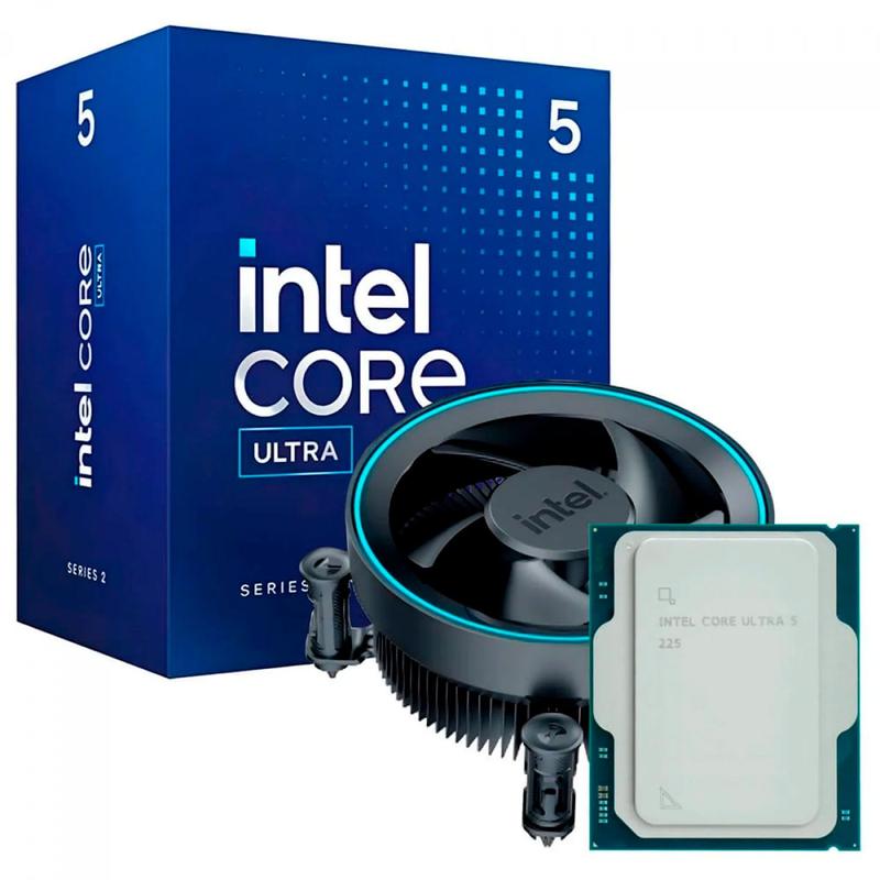 Processador Intel Core Ultra 5 225, 3.3GHz (4.9GHz Turbo Max